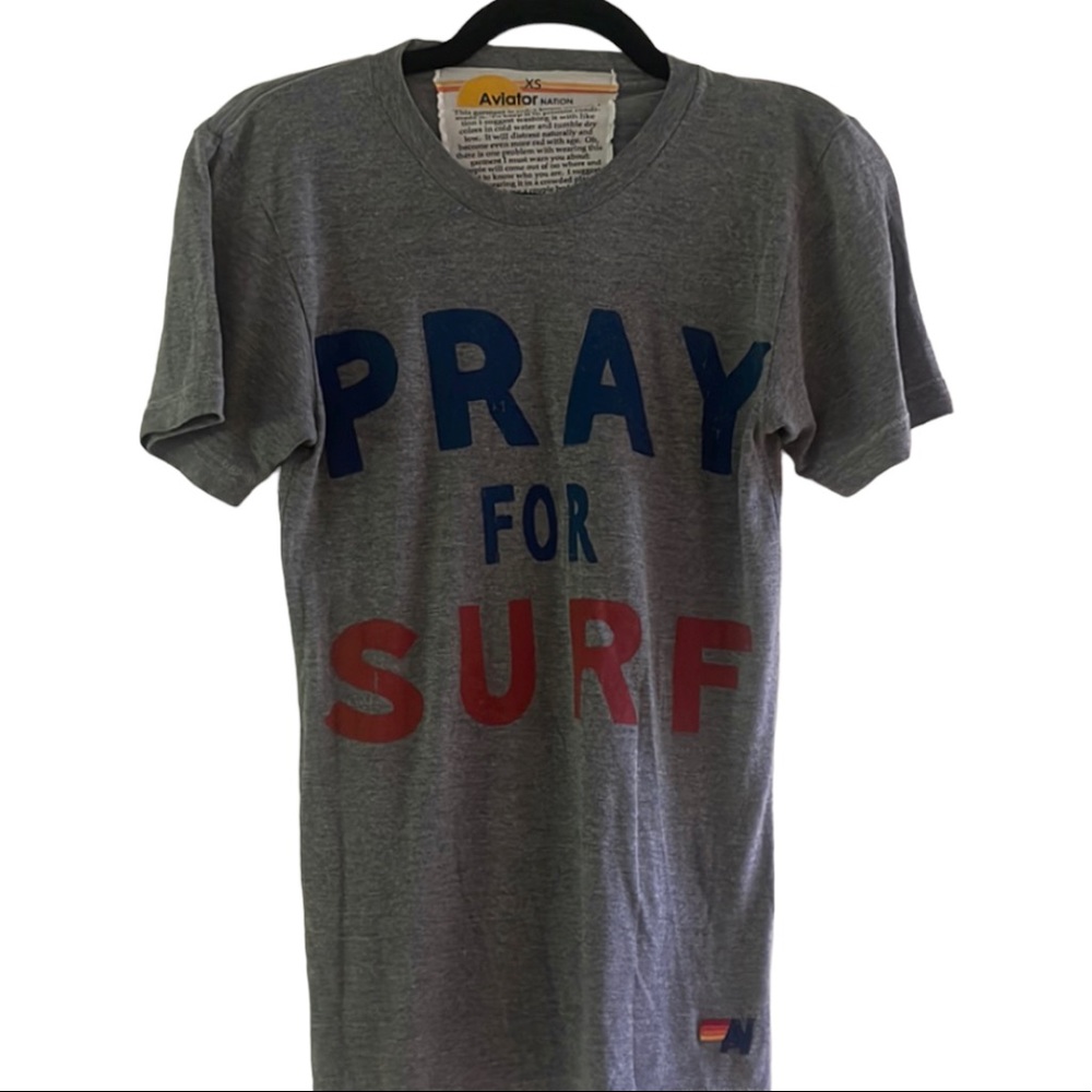 Aviator Nation surf tee - size xs - good condition.